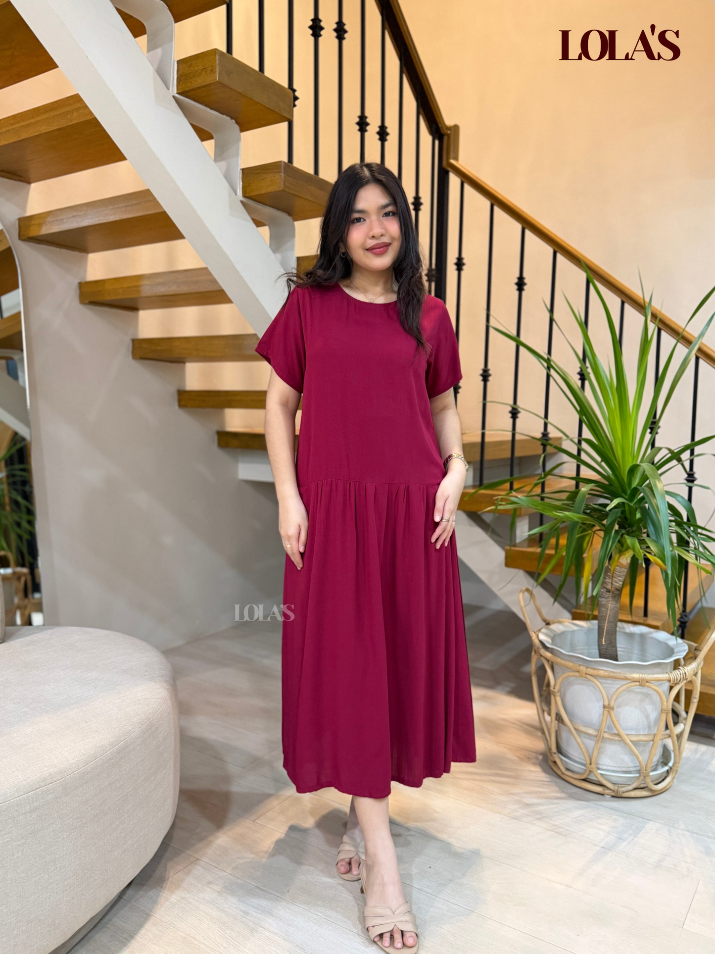 Mina Dress (Red)