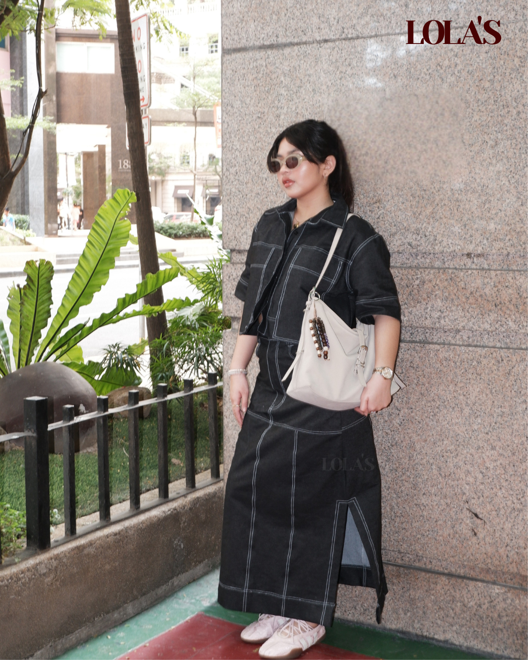 Sabina Skirt (Black Denim)