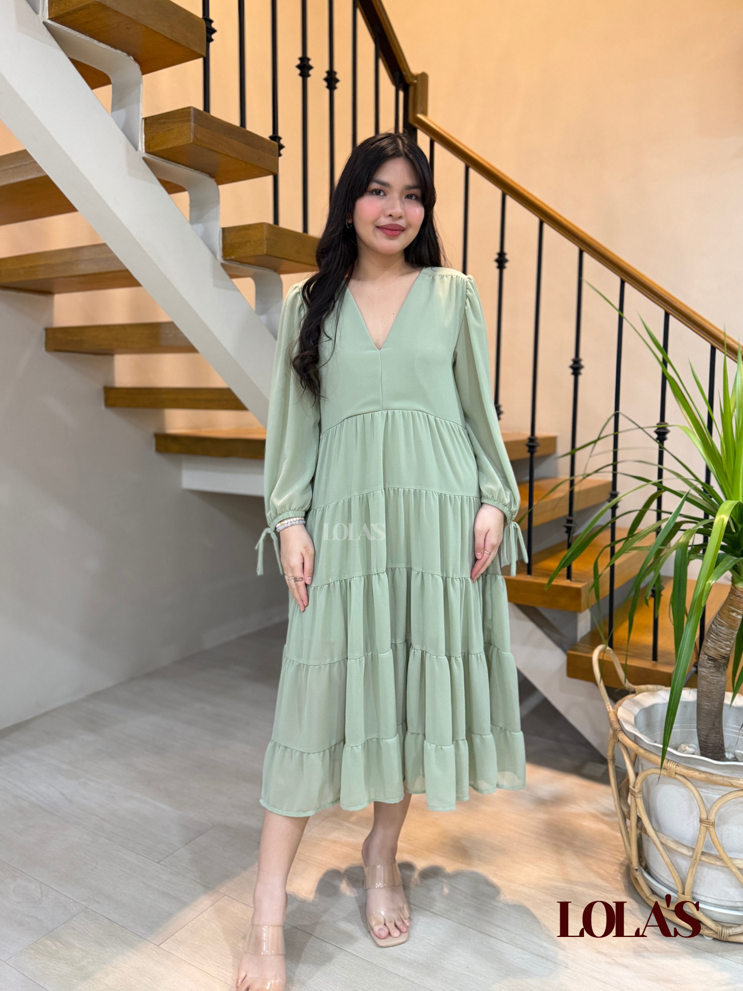 Anna Dress (Sage)