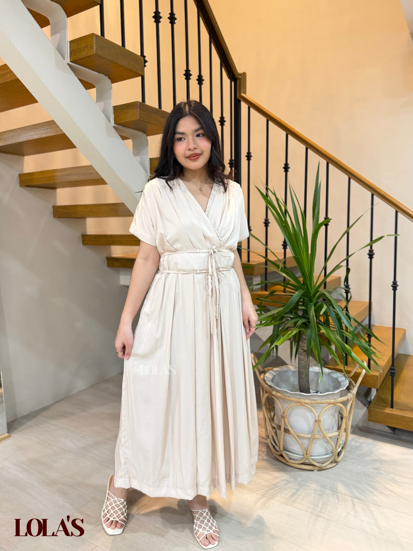 Kaye Dress (Cream)