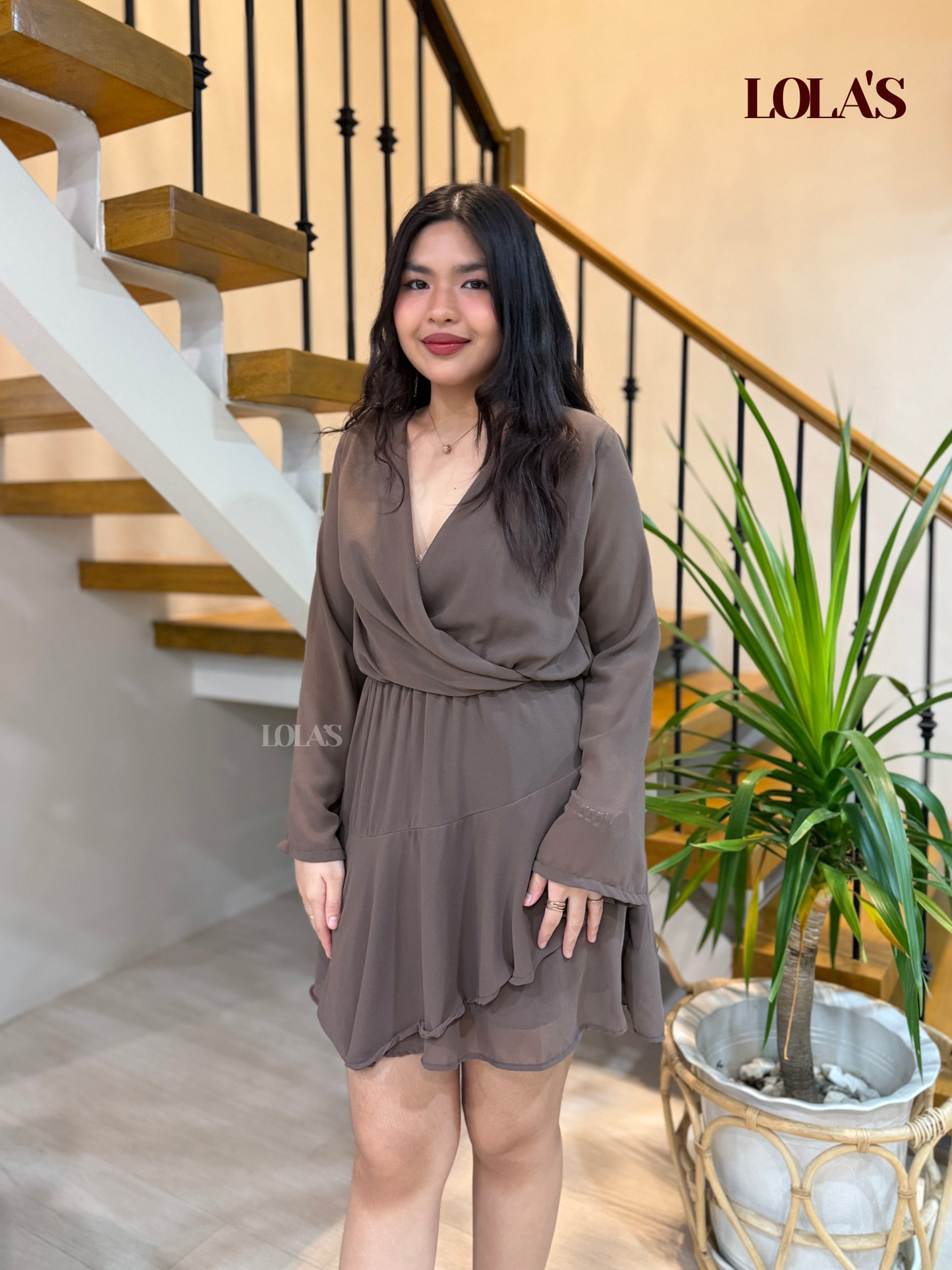 Lana Dress (Taupe)