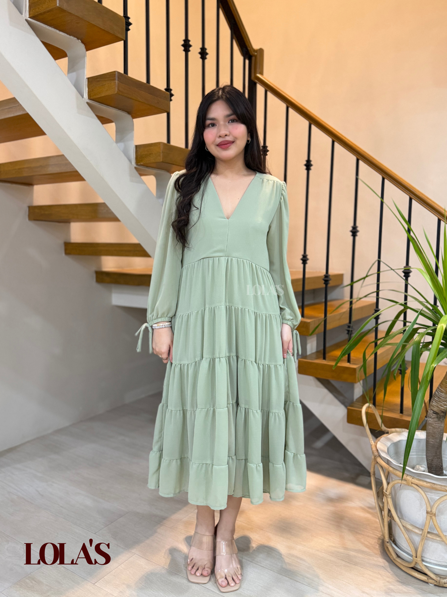Anna Dress (Sage)