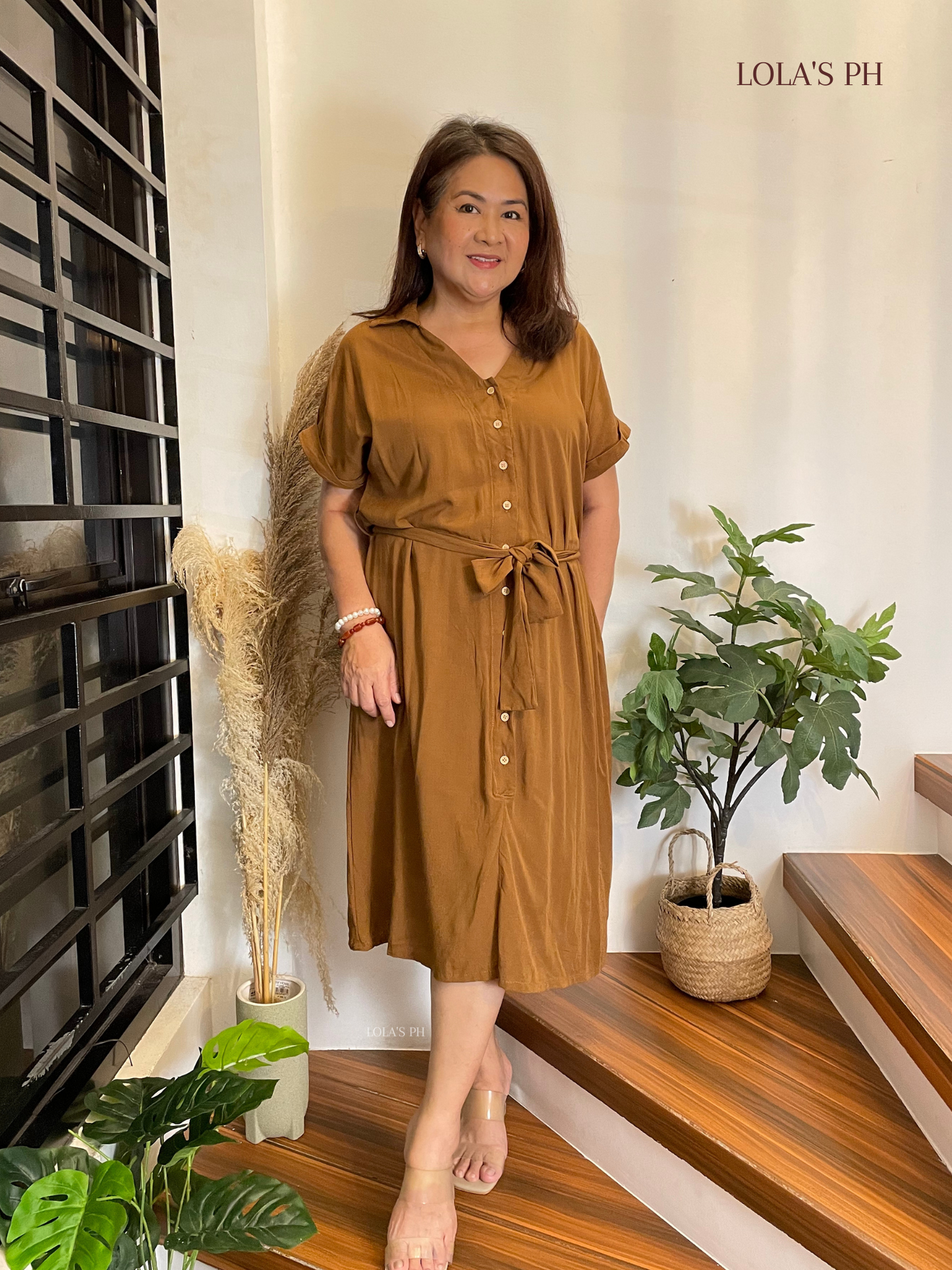 Alice Dress (Brown)