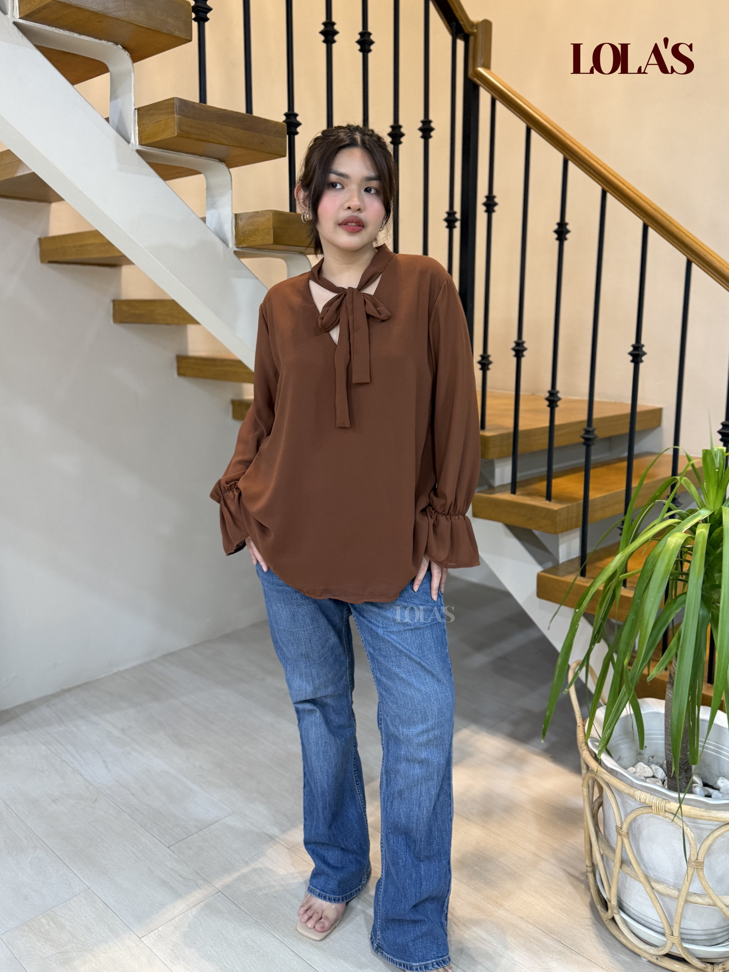 Mirrele Top (Chocolate Brown)