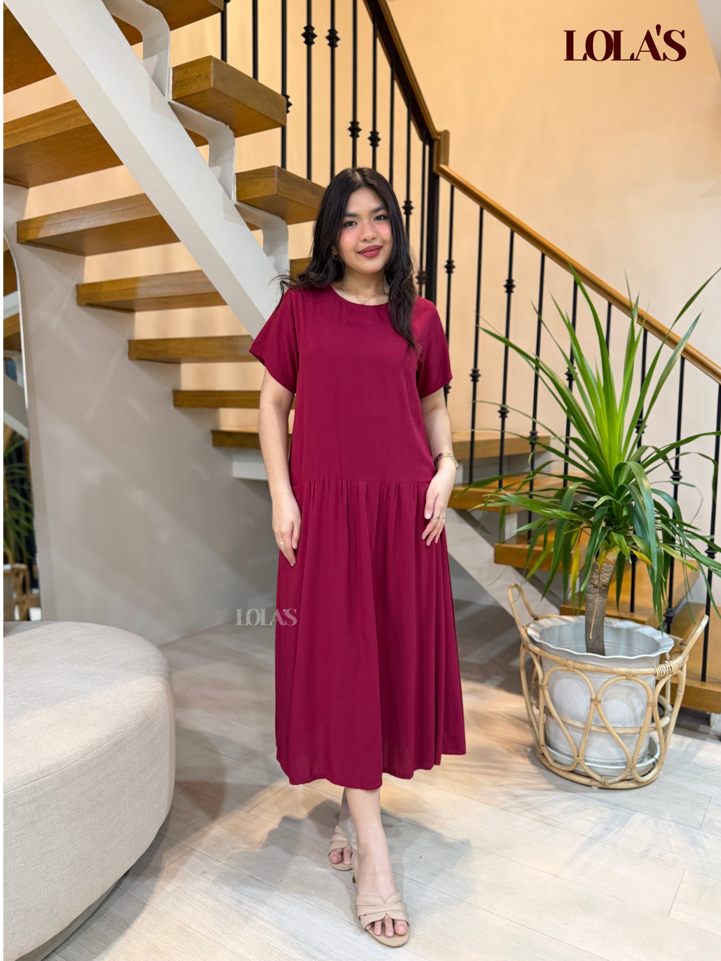 Mina Dress (Red)