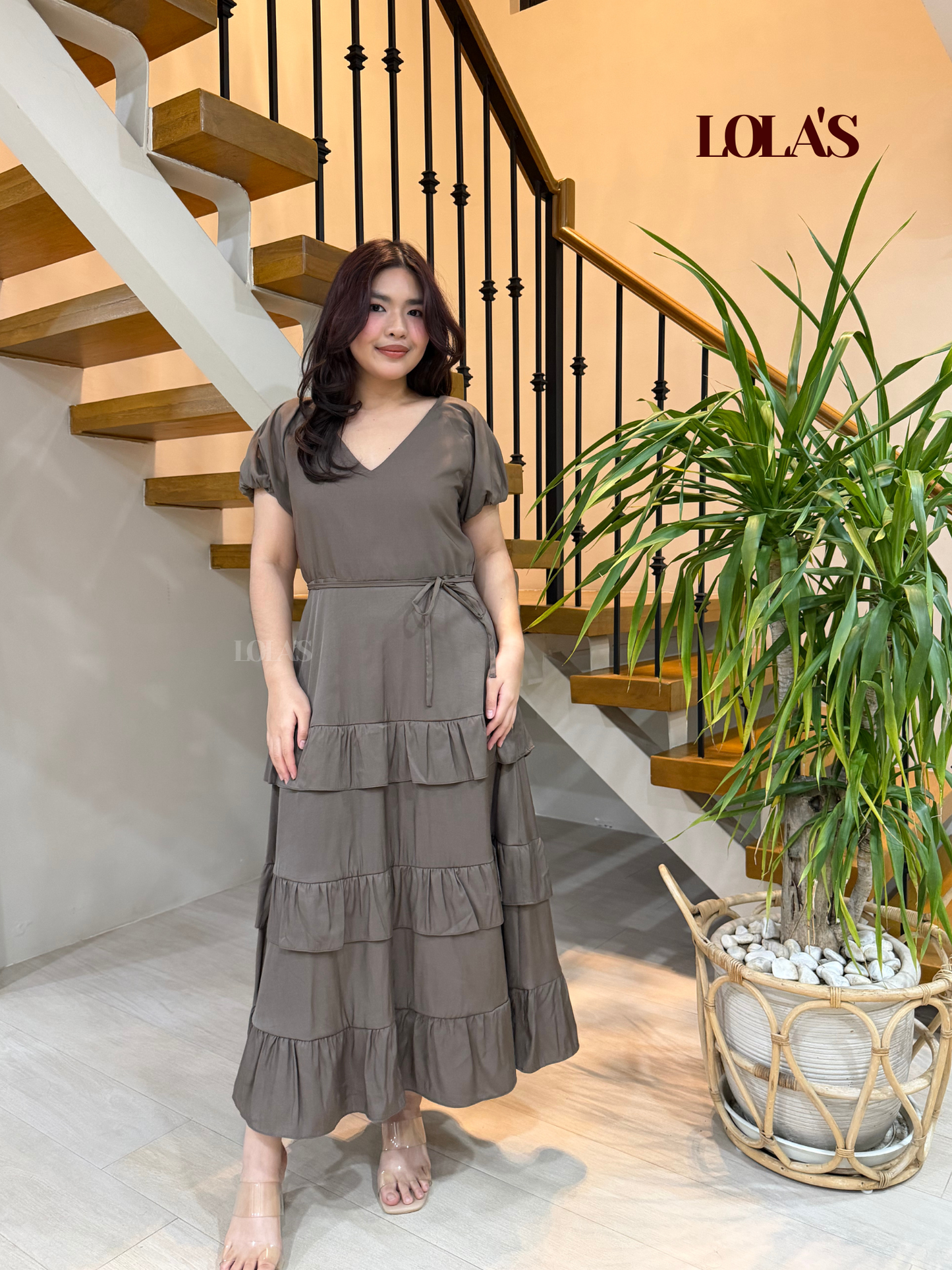 Melai Dress (Taupe)