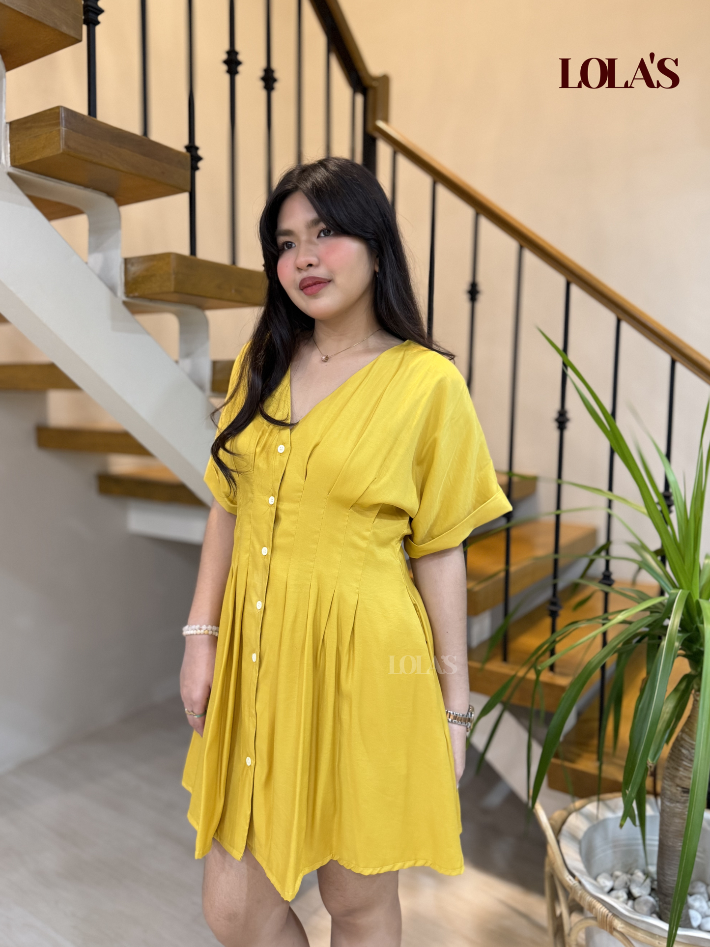 Felicia Dress (Mustard)