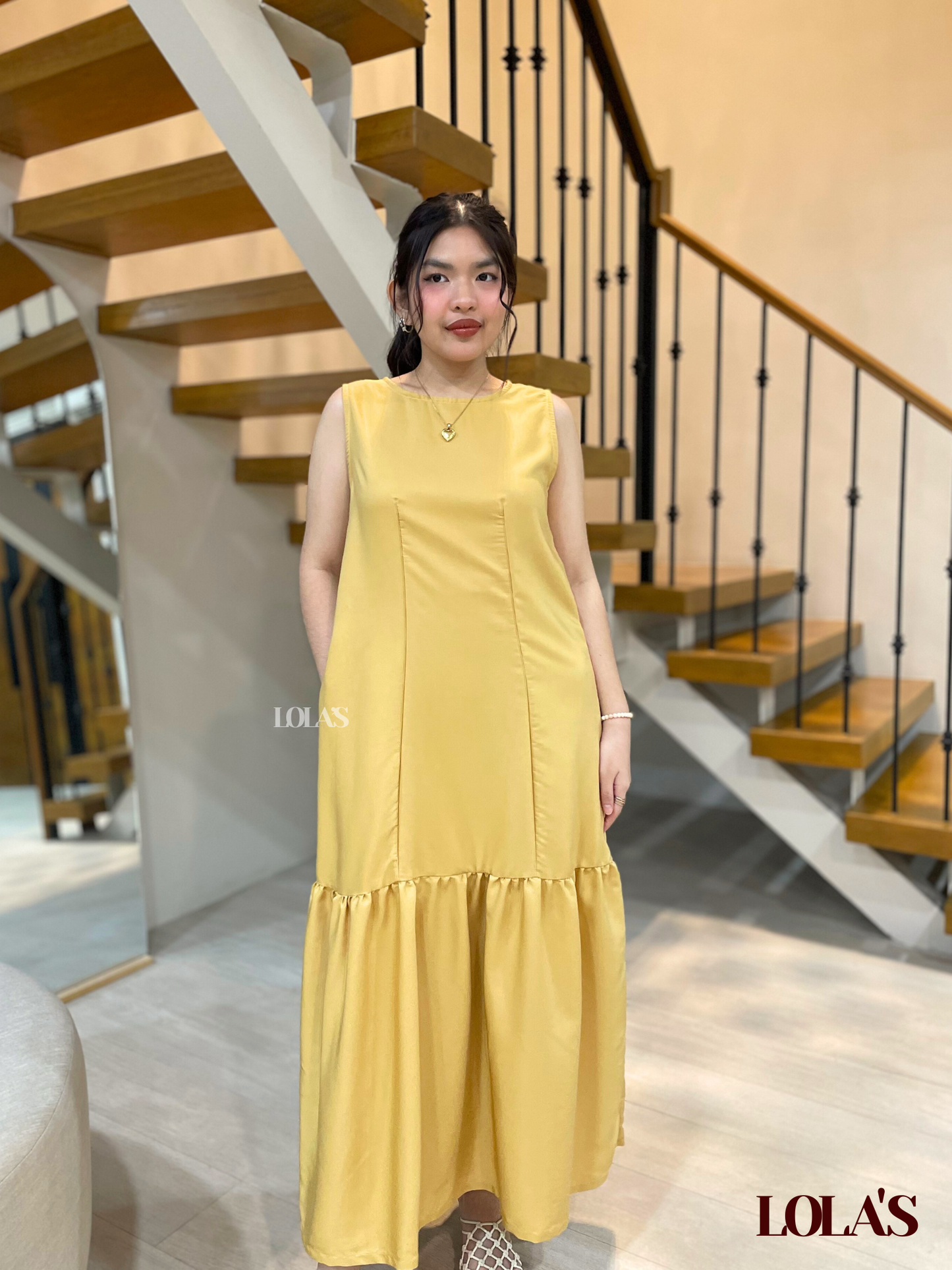 Dominique Dress (Gold)