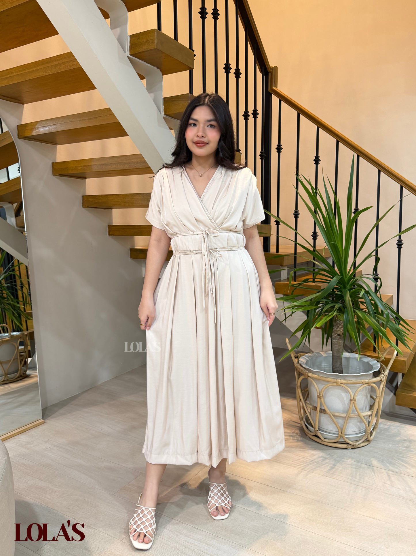 Kaye Dress (Cream)
