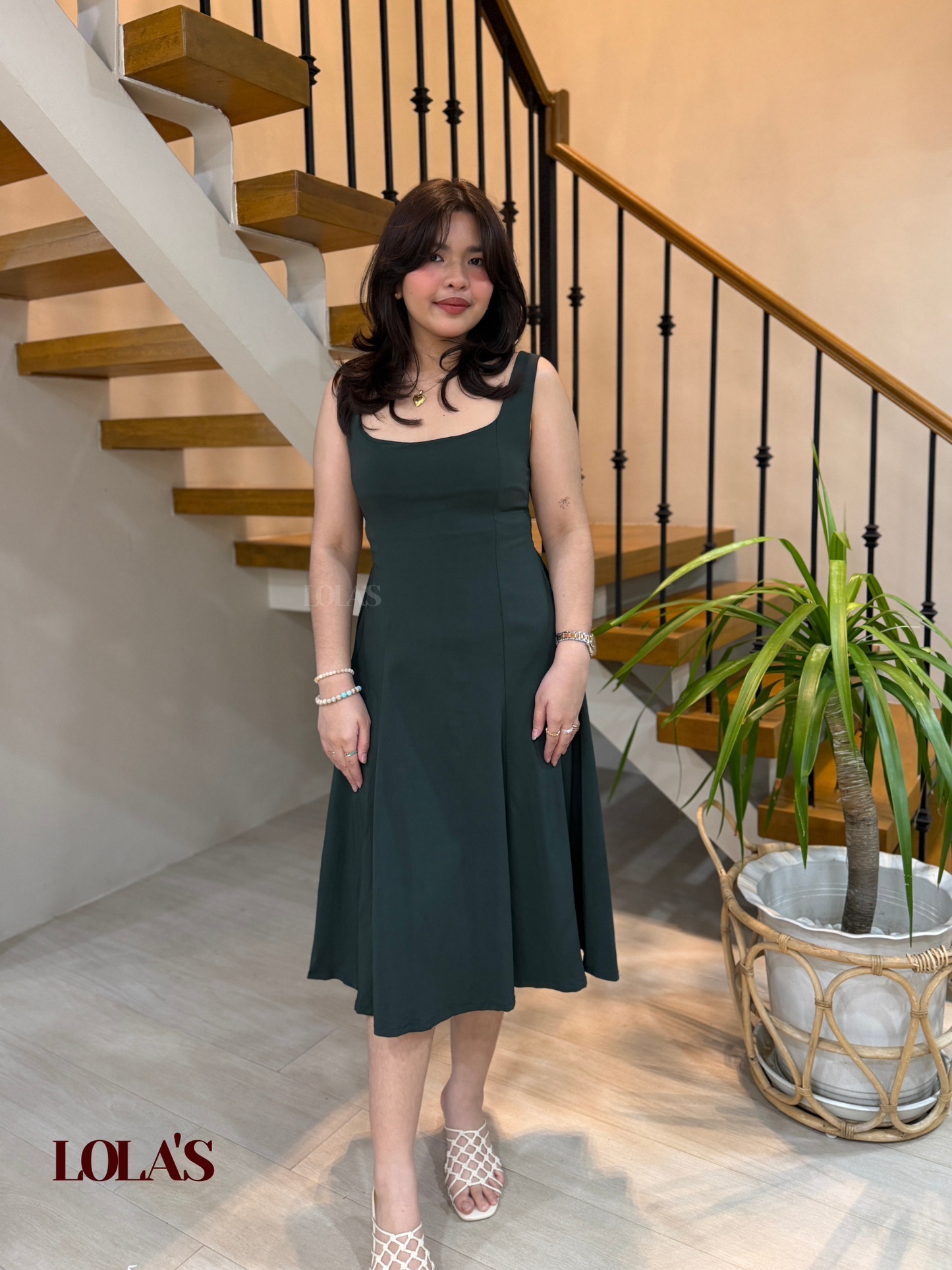 Eri Dress (Dark Green)