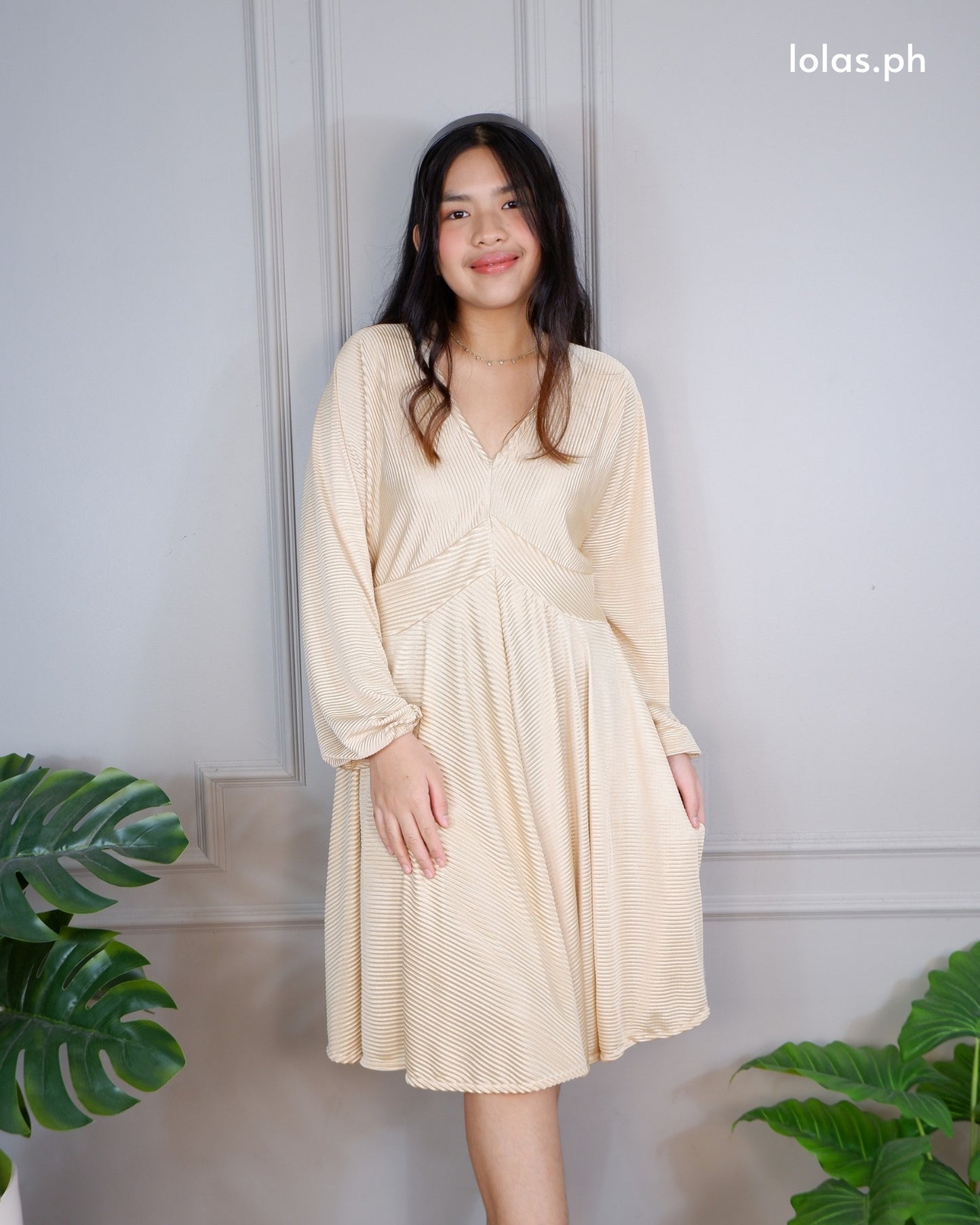 Ricci Dress  (Cream)