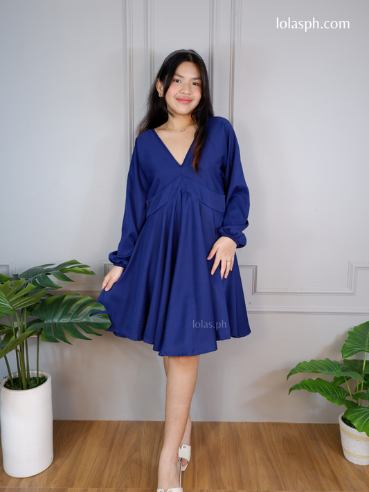 Ricci Dress (Navy Blue)