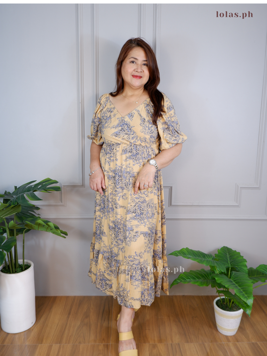 Tara Dress (Mocha Toile)