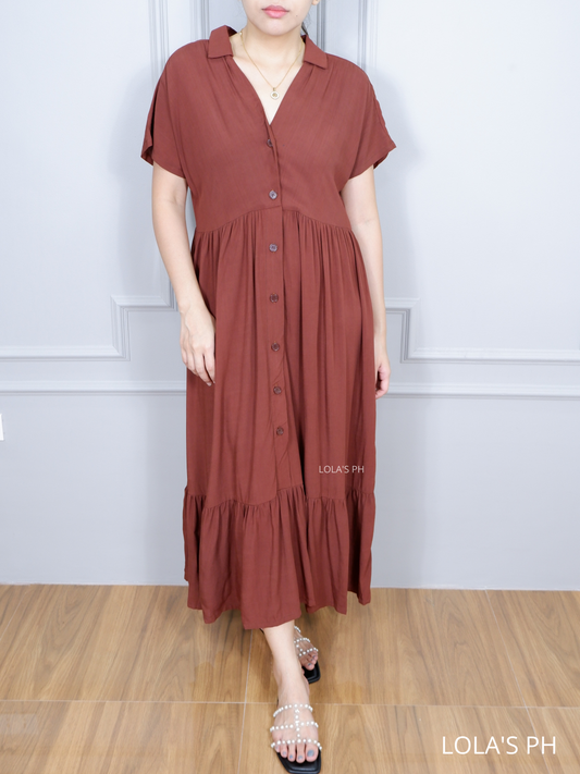 Regine Dress (Brown)