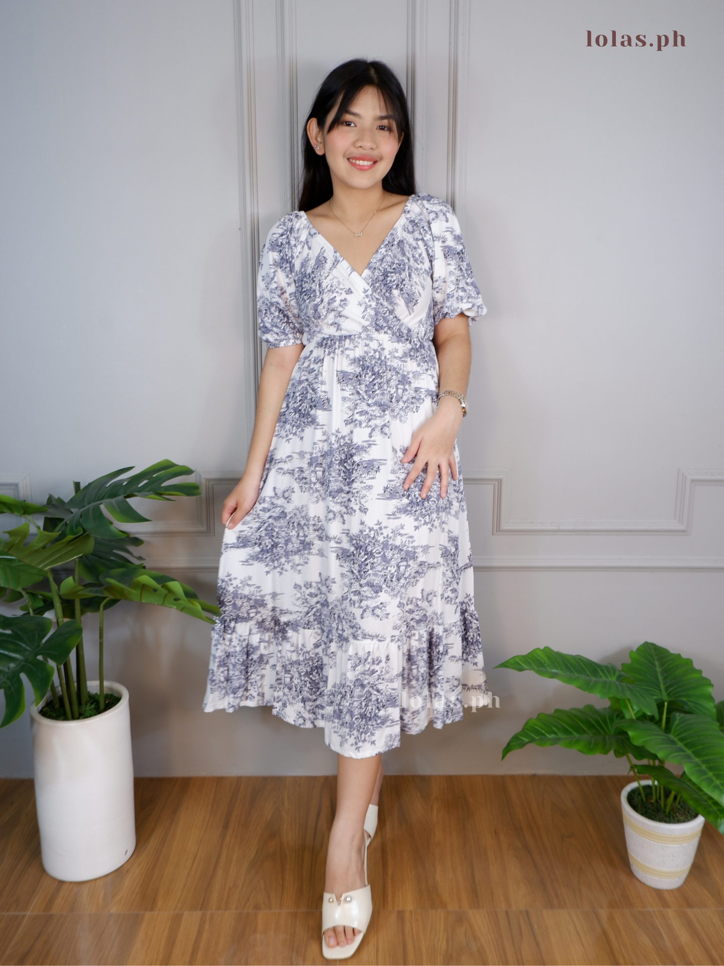 Tara Dress (Light Gray Toile)