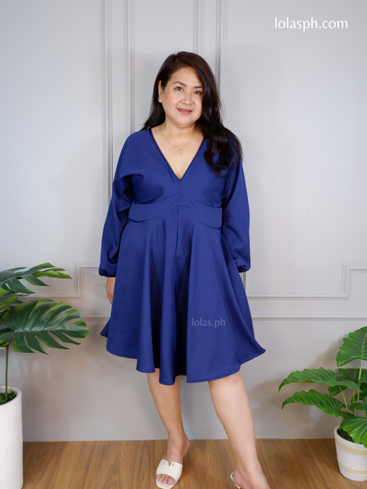Ricci Dress (Navy Blue)